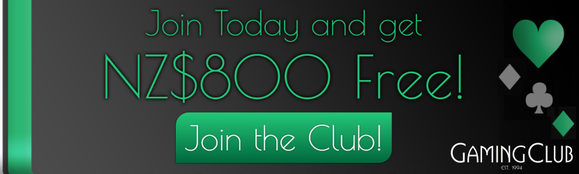 Gaming Club Online Casino Offer Banner
