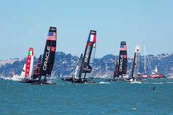 The America’s Cup in full swing