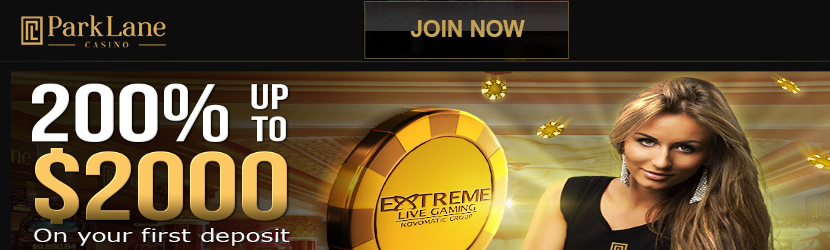 Parklane Online Casino Offer Banner