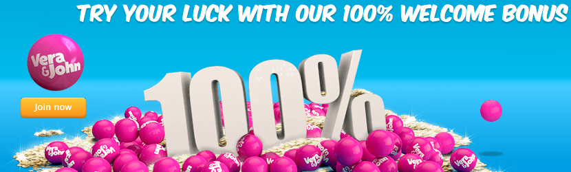 Vera John Online Casino Offer Banner