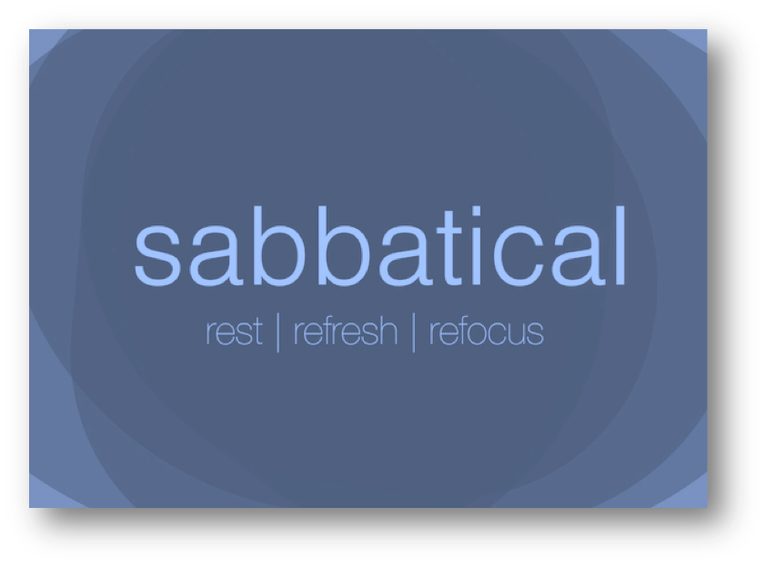 Taking Sabbaticals